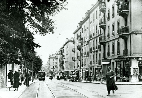 Rue de la Servette - Poterie en 1930 - Collection SNOTPG Rue de la Servette - Poterie en 1930 - Collection SNOTPG