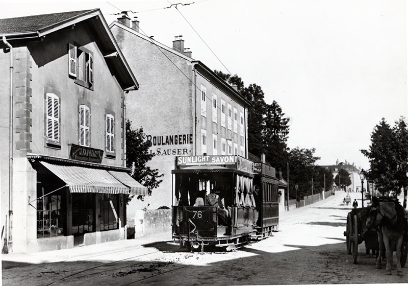 1896 - Tram rue Chêne-Bougerie - Droit réservé