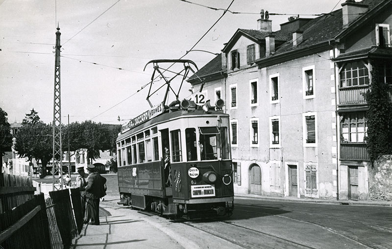 Juillet 1952 - Départ de Carouge - SNOTPG