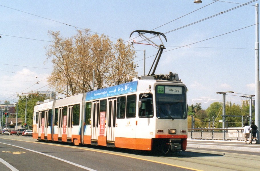 Be 4/8 DAV 850, avenue de France, 26.04.2004. - Collection JML