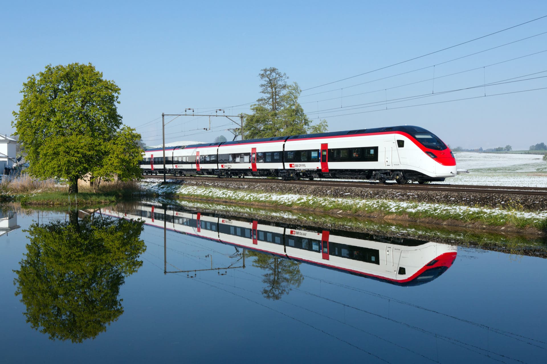 Baptême du premier train Giruno au Tessin.