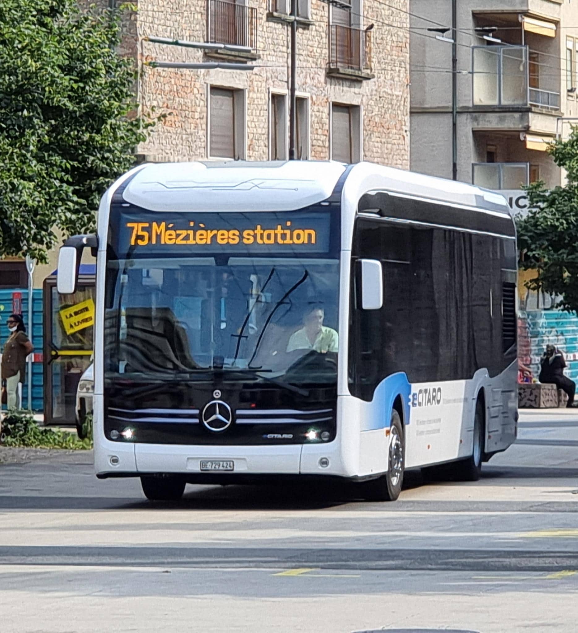 Test du e-citaro aux T.L.