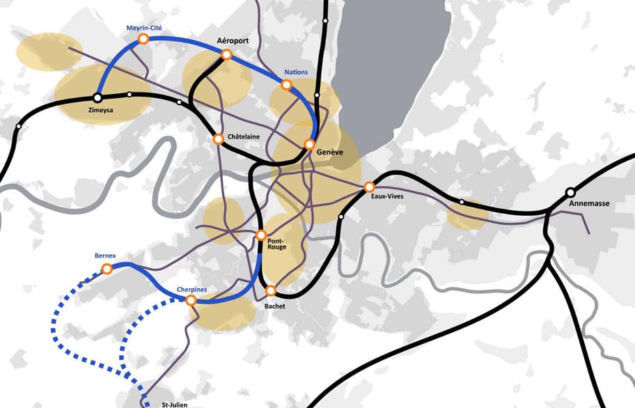 Genève-Important crédit d’étude pour la future diamétrale ferroviaire