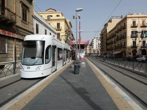 Petit aperçu du réseau de tramways de Palerme, une ville jumelée avec Montpellier
